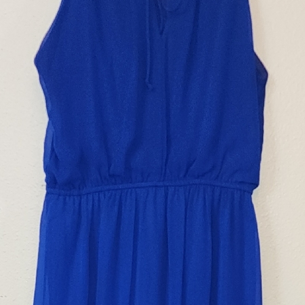 NEW W/O TAGS..Size L Elegant Blue Maxi Dress